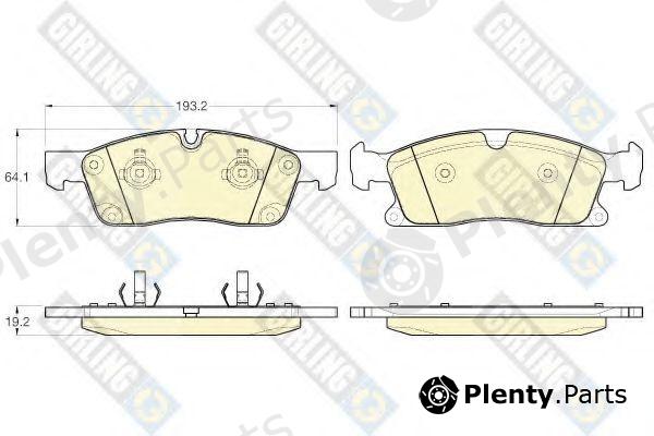  GIRLING part 6119552 Brake Pad Set, disc brake