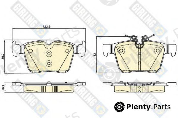  GIRLING part 6120712 Brake Pad Set, disc brake