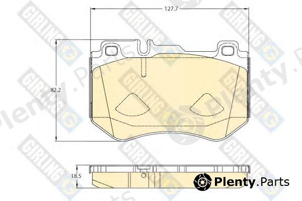  GIRLING part 6120785 Brake Pad Set, disc brake