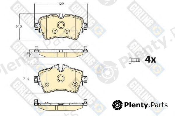  GIRLING part 6120871 Brake Pad Set, disc brake