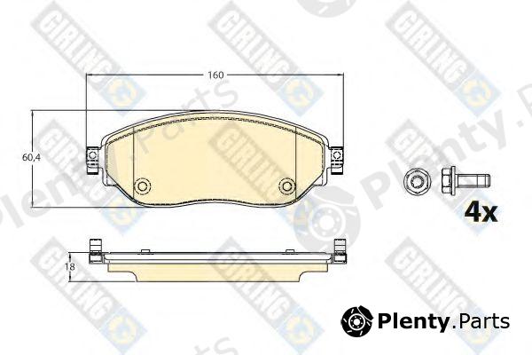  GIRLING part 6120961 Brake Pad Set, disc brake