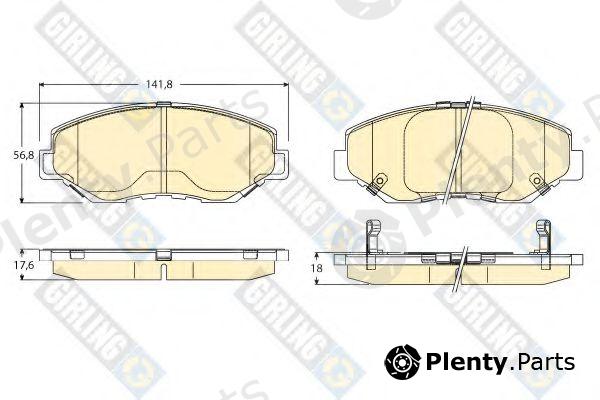  GIRLING part 6136276 Brake Pad Set, disc brake