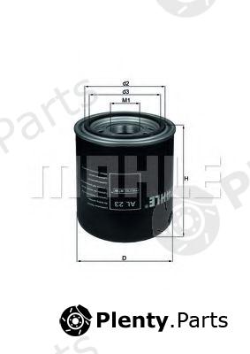  MAHLE ORIGINAL part AL23 Air Dryer Cartridge, compressed-air system