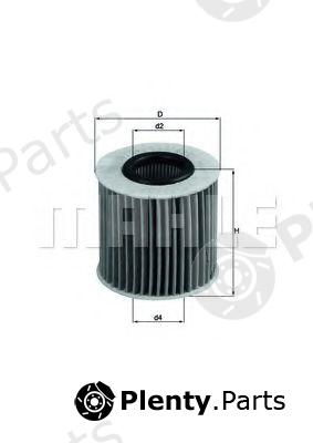  MAHLE ORIGINAL part OX414D2ECO Oil Filter