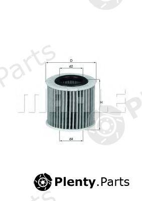  MAHLE ORIGINAL part OX416D2ECO Oil Filter