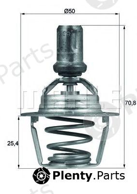  MAHLE ORIGINAL part TX6686D Thermostat, coolant