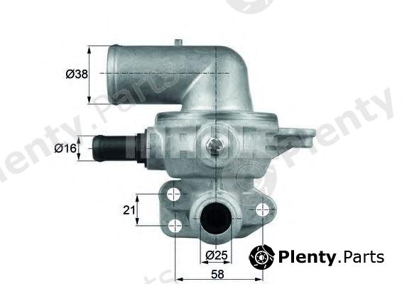  MAHLE ORIGINAL part TI13580D Thermostat, coolant
