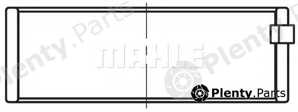  MAHLE ORIGINAL part 038HL20100025 Main Bearings, crankshaft