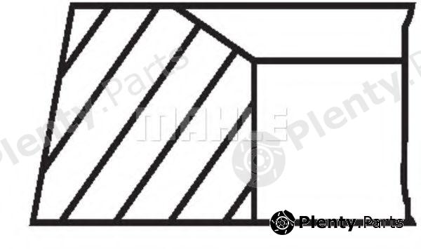  MAHLE ORIGINAL part 00136N4 Piston Ring Kit