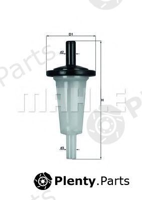  MAHLE ORIGINAL part KL23 Fuel filter