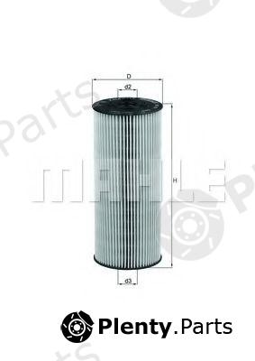  MAHLE ORIGINAL part OX137D2ECO Oil Filter