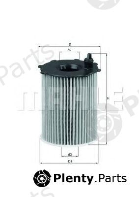  MAHLE ORIGINAL part OX1712DECO Oil Filter