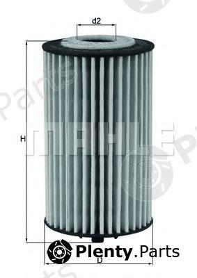  MAHLE ORIGINAL part OX978D Oil Filter