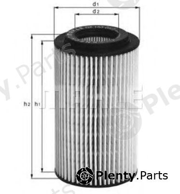  MAHLE ORIGINAL part OX1537DECO Oil Filter