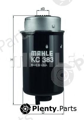  MAHLE ORIGINAL part KC383 Fuel filter
