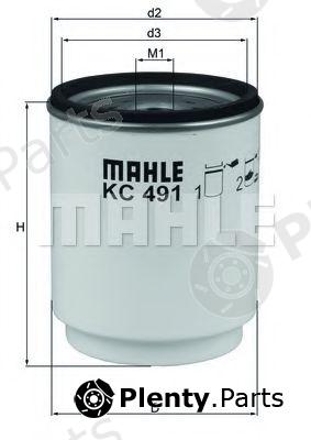  MAHLE ORIGINAL part KC491D Fuel filter