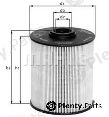  MAHLE ORIGINAL part KX182/1DECO (KX1821DECO) Fuel filter