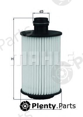  MAHLE ORIGINAL part OX1012D Oil Filter