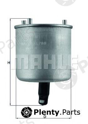  MAHLE ORIGINAL part KL788 Fuel filter