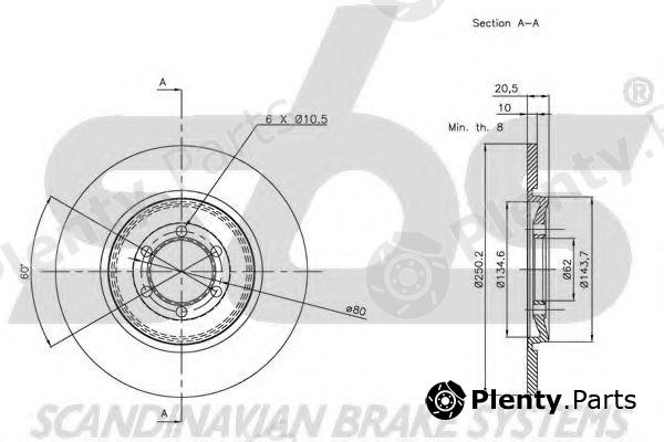  sbs part 1815201013 Brake Disc