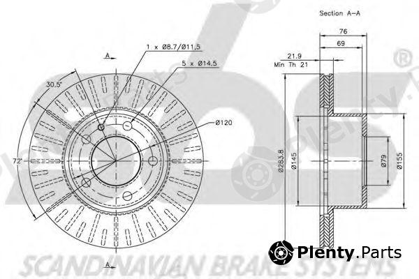  sbs part 1815201513 Brake Disc