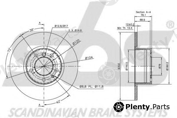  sbs part 1815201518 Brake Disc