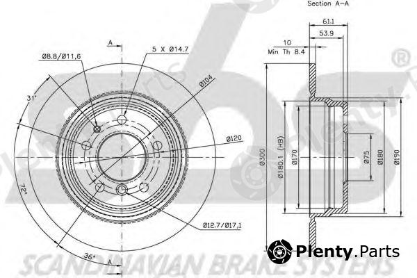  sbs part 1815201520 Brake Disc