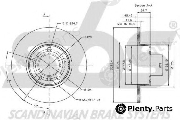  sbs part 1815201524 Brake Disc