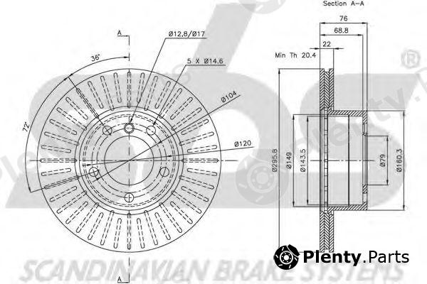  sbs part 1815201536 Brake Disc