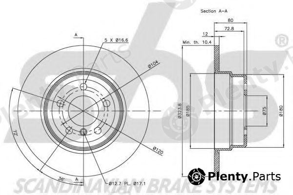  sbs part 1815201548 Brake Disc