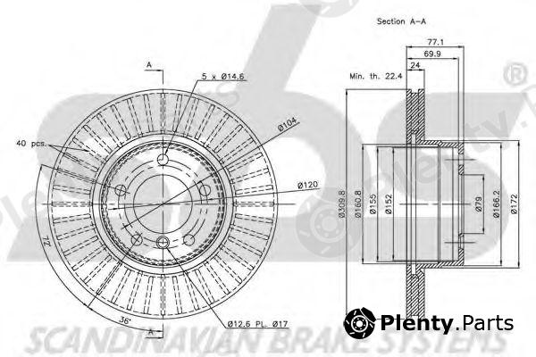  sbs part 1815201553 Brake Disc