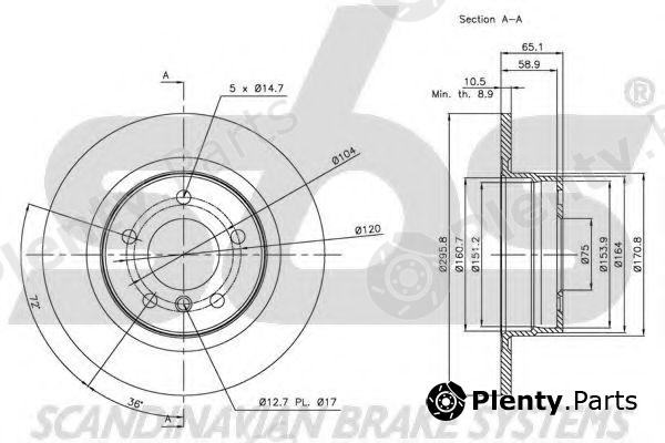  sbs part 1815201556 Brake Disc
