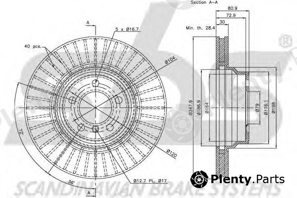  sbs part 1815201560 Brake Disc