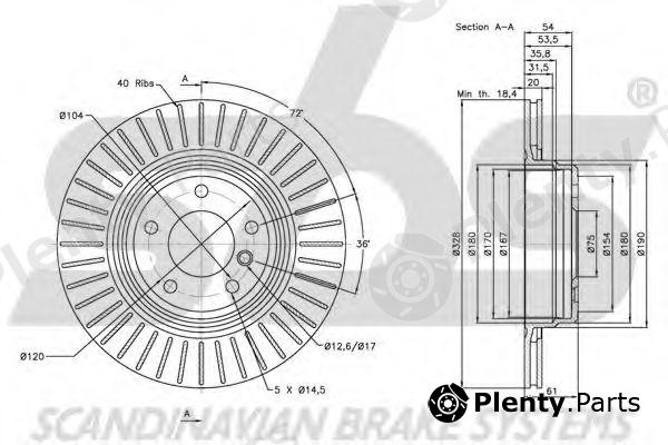  sbs part 1815201562 Brake Disc