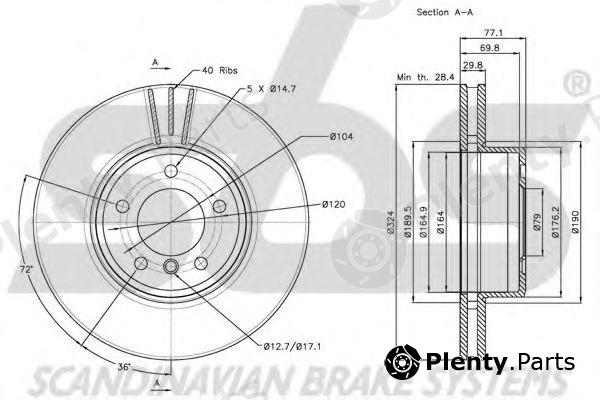  sbs part 1815201563 Brake Disc