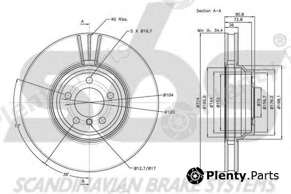 sbs part 1815201571 Brake Disc