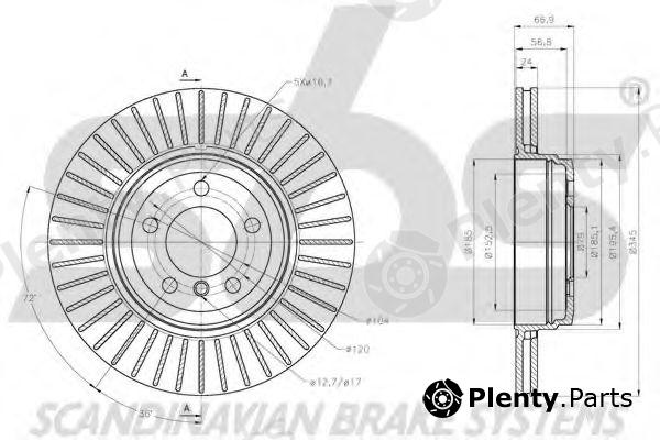  sbs part 1815201579 Brake Disc