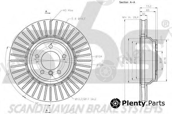  sbs part 1815201580 Brake Disc