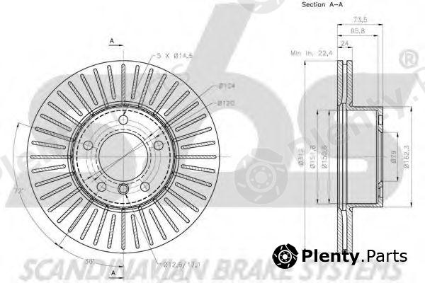  sbs part 1815201582 Brake Disc
