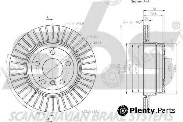  sbs part 1815201583 Brake Disc