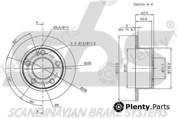  sbs part 1815201917 Brake Disc