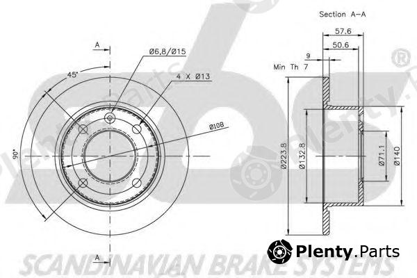  sbs part 1815201920 Brake Disc