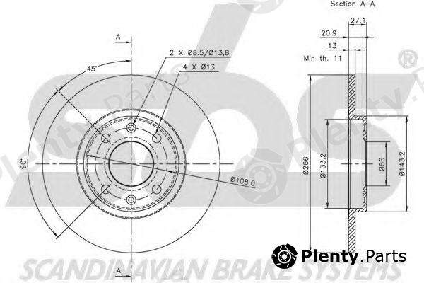  sbs part 1815201925 Brake Disc