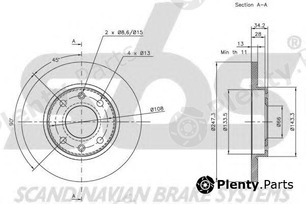  sbs part 1815201926 Brake Disc