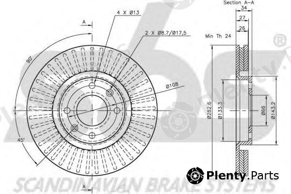  sbs part 1815201927 Brake Disc