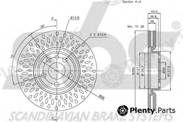  sbs part 1815201933 Brake Disc
