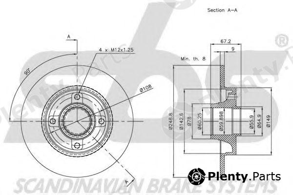  sbs part 1815201939 Brake Disc