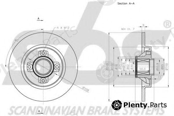  sbs part 1815201952 Brake Disc