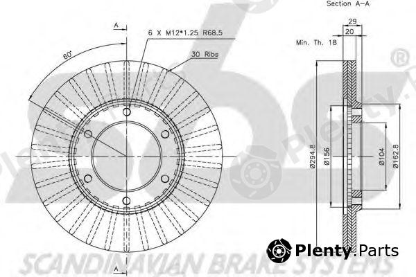  sbs part 1815202227 Brake Disc