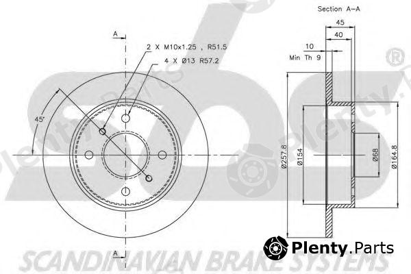  sbs part 1815202229 Brake Disc